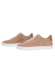 Current Boutique-Rubirosa - Tan Suede "Odile D" Sneakers Sz 7