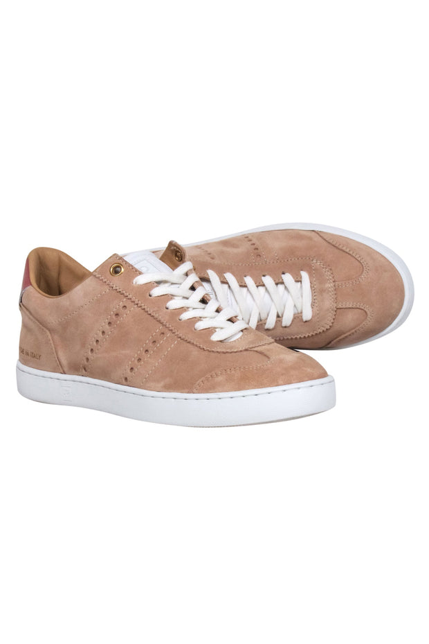 Current Boutique-Rubirosa - Tan Suede "Odile D" Sneakers Sz 7