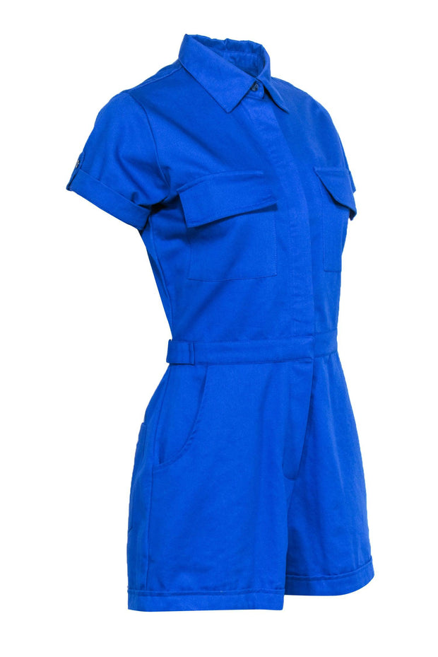 Current Boutique-Rue Stiic - Royal Blue Romper Sz S