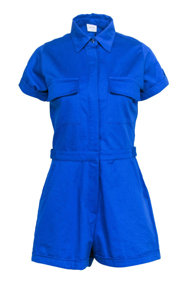 Current Boutique-Rue Stiic - Royal Blue Romper Sz S