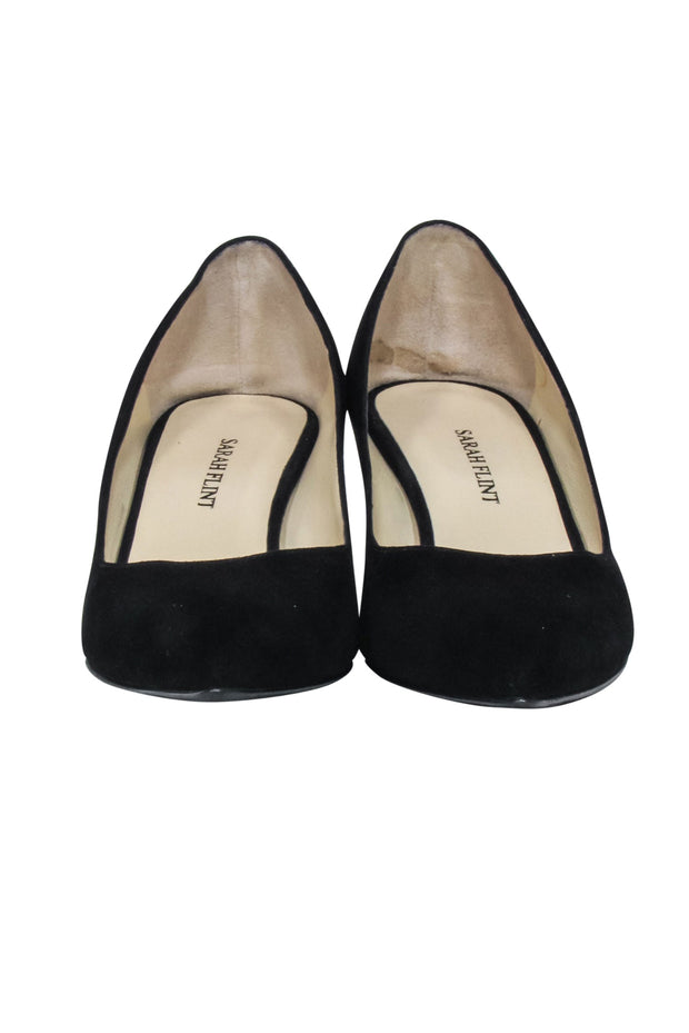 Current Boutique-Sarah Flint - Black Suede Low Pumps Sz 6