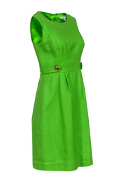 Current Boutique-Shoshanna - Lime Green Sleeveless Dress Sz 4