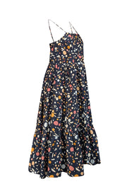 Current Boutique-Simon Miller - Navy Print Sleeveless Maxi Dress Sz S