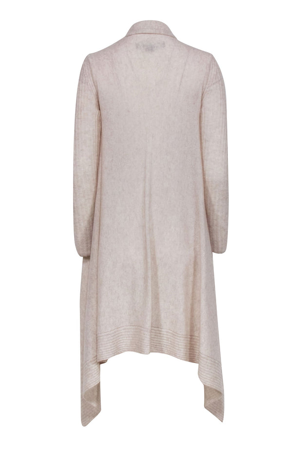 Current Boutique-Skull Cashmere - Beige Cashmere Duster Cardigan Sz XS