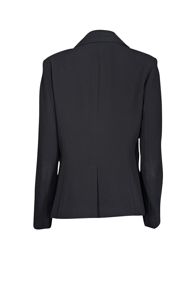 Current Boutique-St. John - Black Single Button Blazer Sz 8