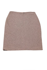 Current Boutique-St. John - Taupe Brown Textured Knit Skirt Sz 8