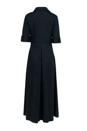 Current Boutique-Staud - Black Button Up "Joan" Maxi Dress Sz 10