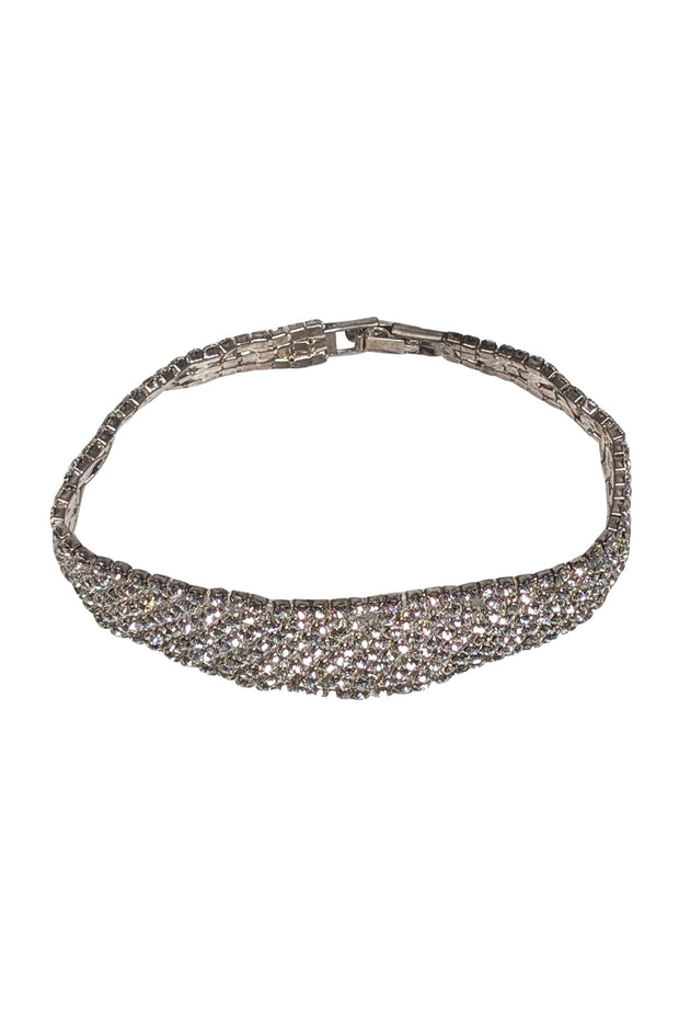 Current Boutique-Stauer - Silver Rhinestone Bracelet