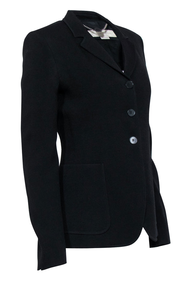 Current Boutique-Stella McCartney - Black Buttoned Blazer Sz 4