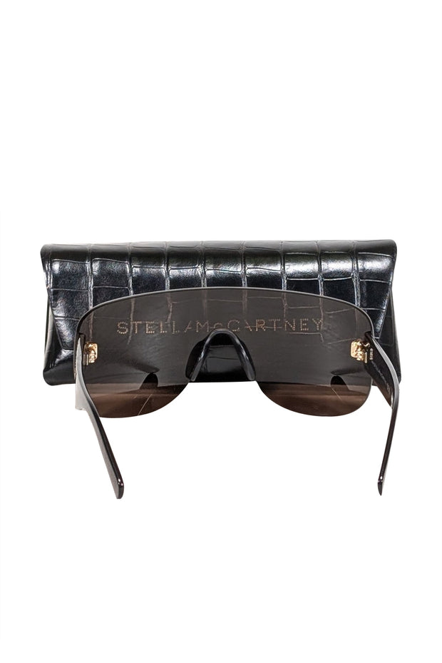 Current Boutique-Stella McCartney - Black Frameless Large Sunglasses