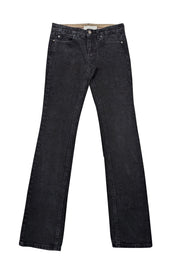 Current Boutique-Stella McCartney - Black Low Rise Bootcut Jeans Sz 4