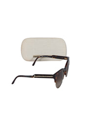 Current Boutique-Stella McCartney - Brown Tortoise Round Sunglasses