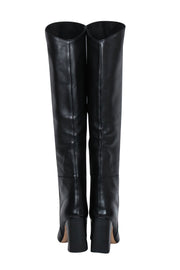 Current Boutique-Stuart Weitzman - Black Leather Tall Boots Sz 5