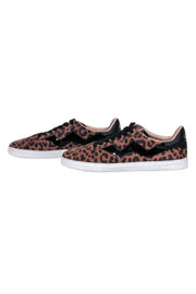 Current Boutique-Stuart Weitzman - Tan & Black Leopard Print Sneakers Sz 9.5