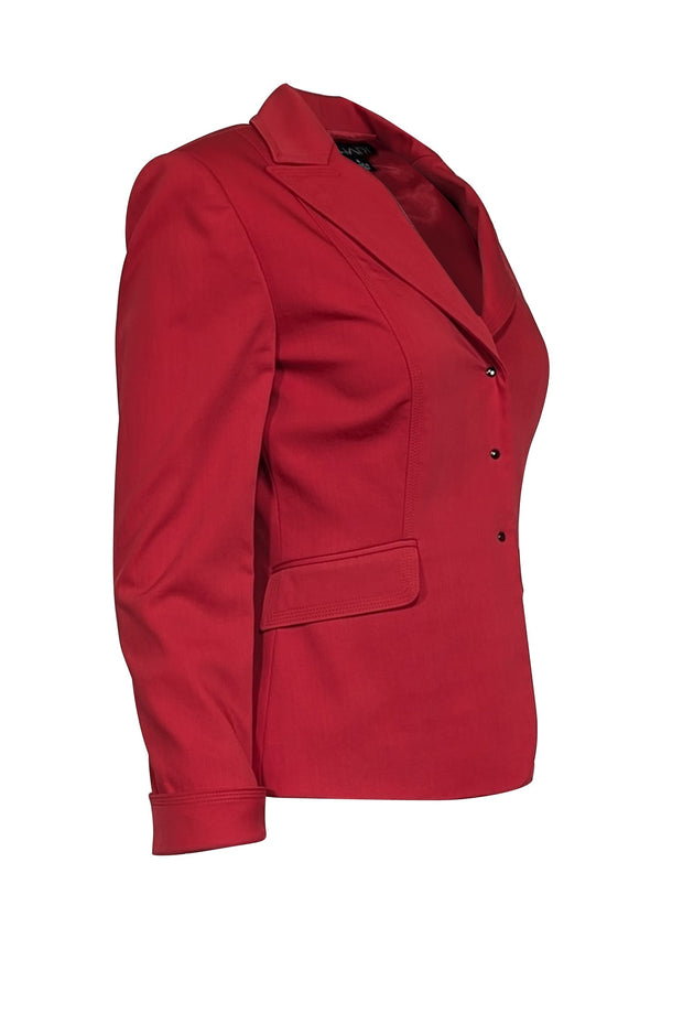 Current Boutique-Tahari - Red w/ Snap Buttons Blazer Sz 4