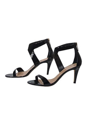 Current Boutique-Tamara Mellon - Black Patent Leather Open Toe Sz 8.5