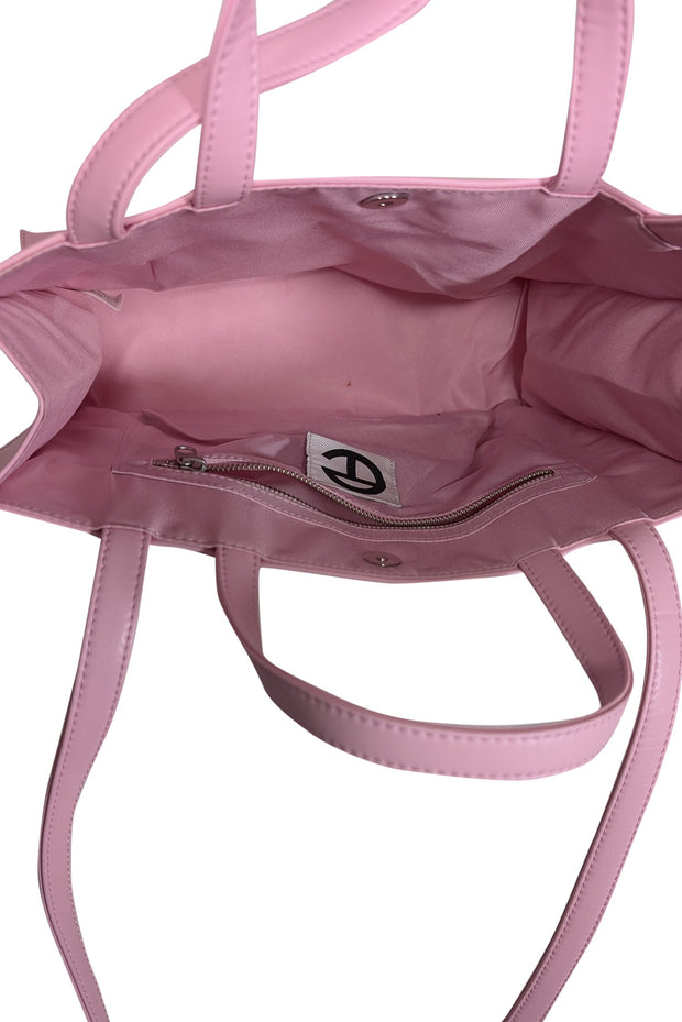 Current Boutique-Telfar - Bubblegum Pink Medium Shopper Tote Bag