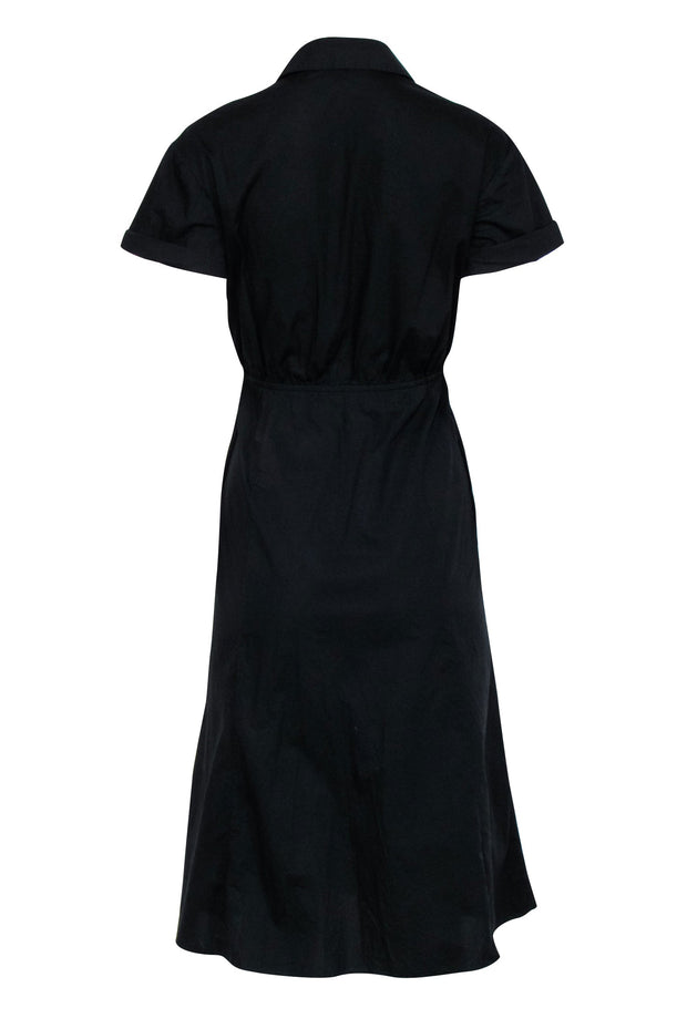 Current Boutique-Thakoon - Black Collared Short Sleeve Dress Sz 2