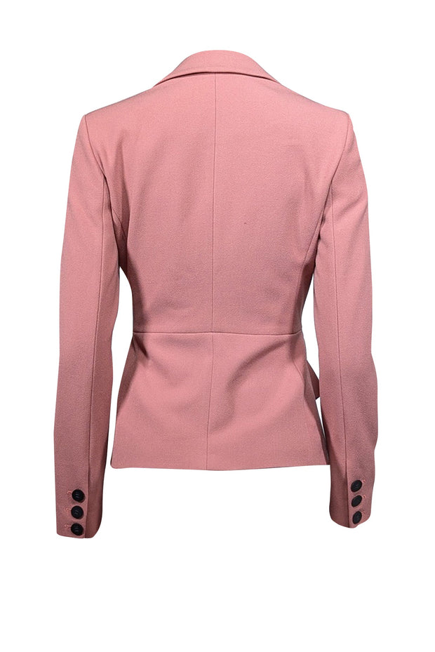 Current Boutique-The Fold - Mauve Pink Stretch Crepe Jacket Sz 4