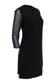 Current Boutique-The Kooples - Black Asymmetric Neck Cutout Dress Sz XS