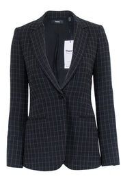 Current Boutique-Theory - Black & White Checkered Blazer Sz 0