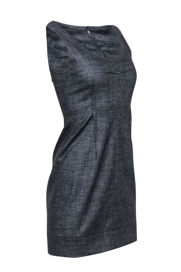 Current Boutique-Theory - Dark Grey Sleeveless Work Dress Sz 2