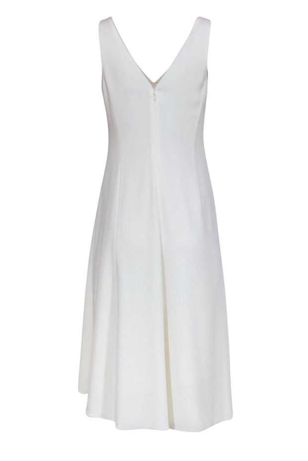 Current Boutique-Theory - Ivory Sleeveless Midi Dress Sz 6