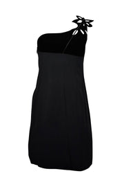 Current Boutique-Tibi - Black Sleeveless One Shoulder Dress Sz 0