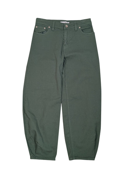 Current Boutique-Tibi - Green Cotton Drill Pant Sz 00