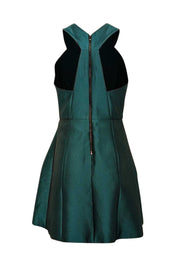 Current Boutique-Tibi - Teal Sleeveless Fit and Flare Cocktail Dress Sz 6