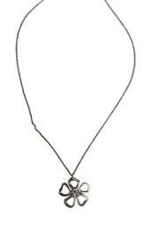 Current Boutique-Tiffany & Co. - Sterling Silver Flower Pendant Necklace