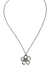 Current Boutique-Tiffany & Co. - Sterling Silver Flower Pendant Necklace