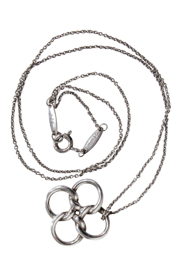 Current Boutique-Tiffany & Co. - Sterling Silver Knot Loop Elsa Peretti Necklace