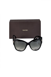 Current Boutique-Tom Ford - Black Oversized Large Sunglasses