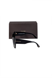 Current Boutique-Tom Ford - Black Oversized Large Sunglasses