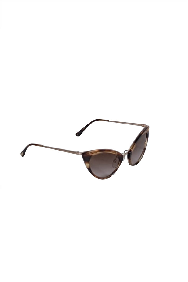 Current Boutique-Tom Ford - Brown Tortoise "Grace" Cat Eye Sunglasses