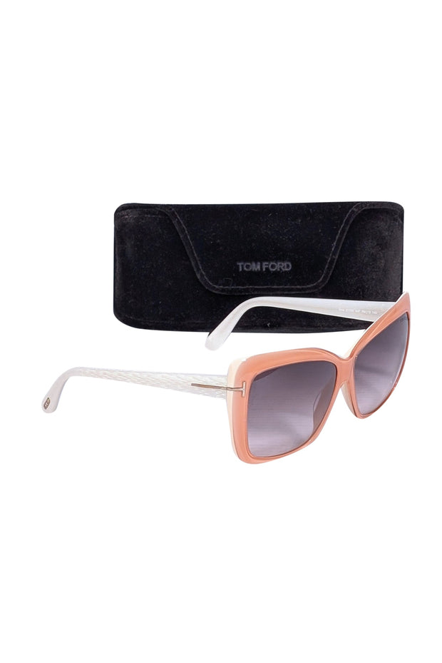 Current Boutique-Tom Ford - Peach Pink "Irina" Sunglasses