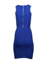 Current Boutique-Torn by Ronny Kobo - Cobalt Blue Ribbed Side Bodycon Dress Sz S