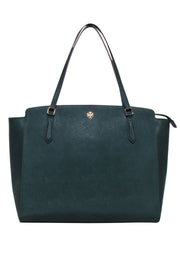 Current Boutique-Tory Burch - Hunter Green Large Tote Bag