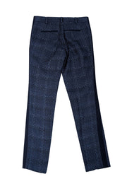 Current Boutique-Tory Burch - Navy Boucle Side Stripe Pants Sz 0