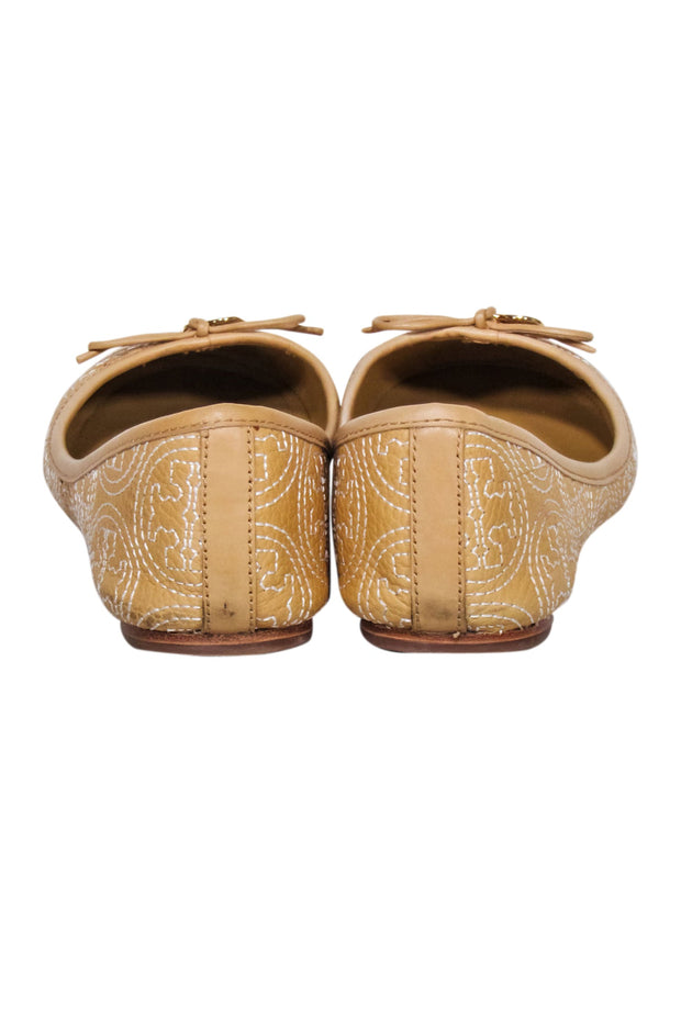 Current Boutique-Tory Burch - Tan Leather Ballet Flats Sz 7.5