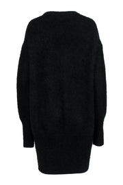 Current Boutique-Toteme - Black Long Sleeve Fuzzy Knit Dress Sz M