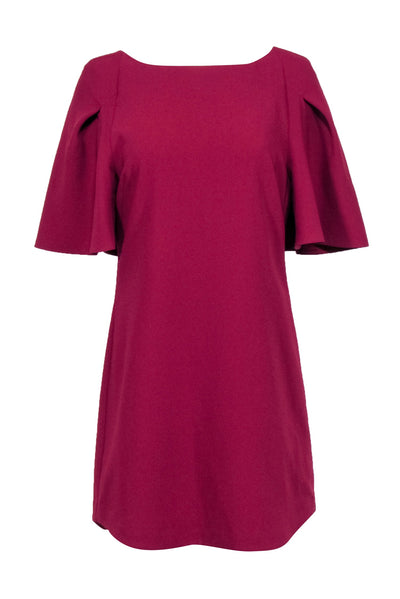 Current Boutique-Trina Turk - Magenta Short Sleeve Mini Dress Sz 10