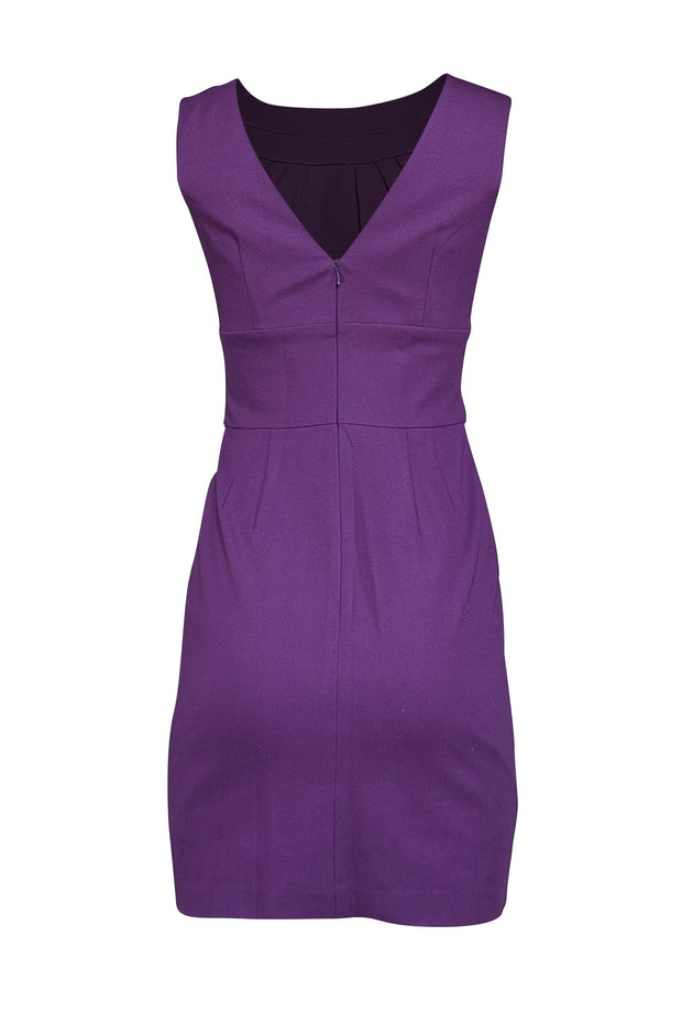 Current Boutique-Trina Turk - Purple Sleeveless Sheath Dress Sz 4