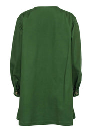 Current Boutique-Tuckernuck - Green Button Front Collarless Jacket Sz S