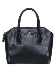 Current Boutique-Valentino by Mario Valentino - Black Saffiano Leather Hanbag