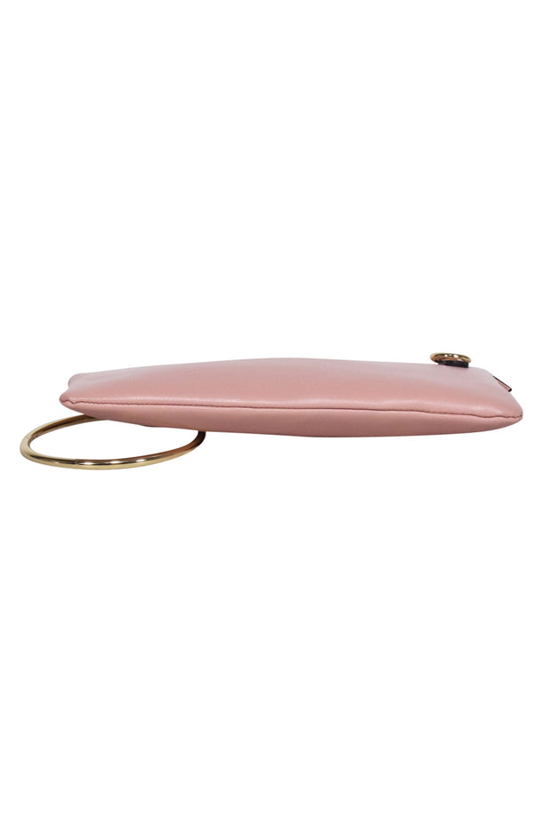 Current Boutique-Valentino by Mario Valentino - Blush Pink Leather Slim Crossbody Bag