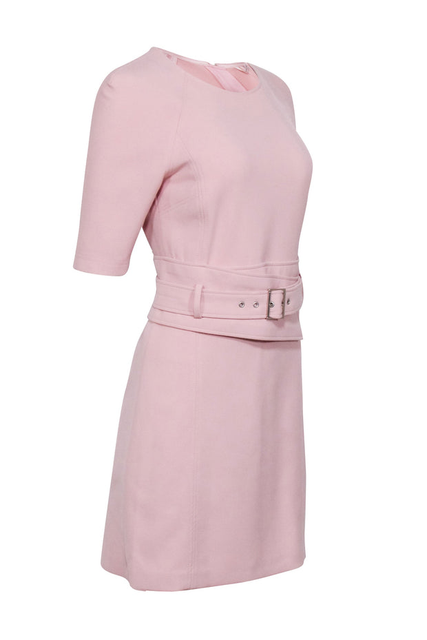 Current Boutique-Veronica Beard - Blush Pink Belted Dress Sz 0