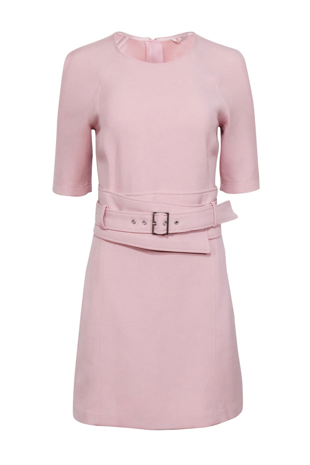 Current Boutique-Veronica Beard - Blush Pink Belted Dress Sz 0