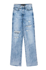 Current Boutique-Veronica Beard - Light Acid Wash Distressed "Dylan" Jeans Sz 00